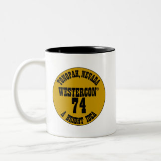 Caneca De Café Em Dois Tons Westercon 74 Mug De Café De Duas Toneladas