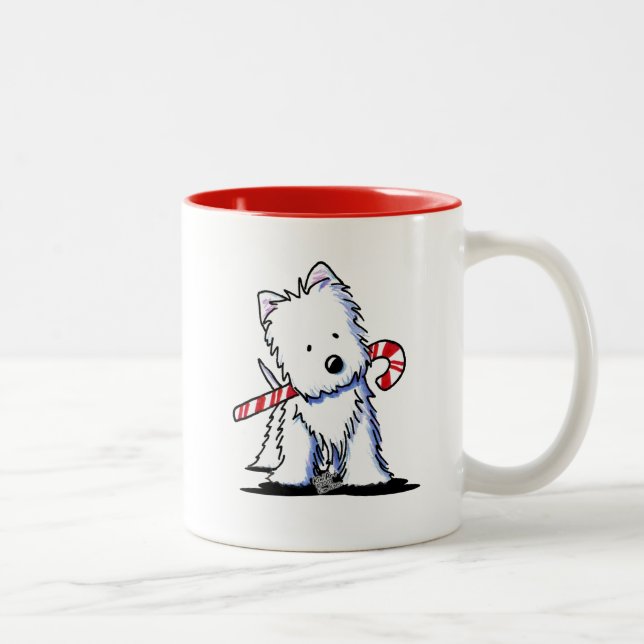 Caneca De Café Em Dois Tons Westie Candy Cutie Mug (Direita)