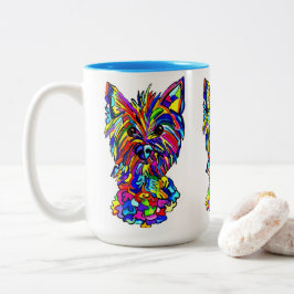Caneca De Café Em Dois Tons Westie Love Mug