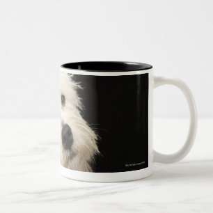 Caneca De Café Em Dois Tons Westie (terrier ocidental das montanhas) com colar