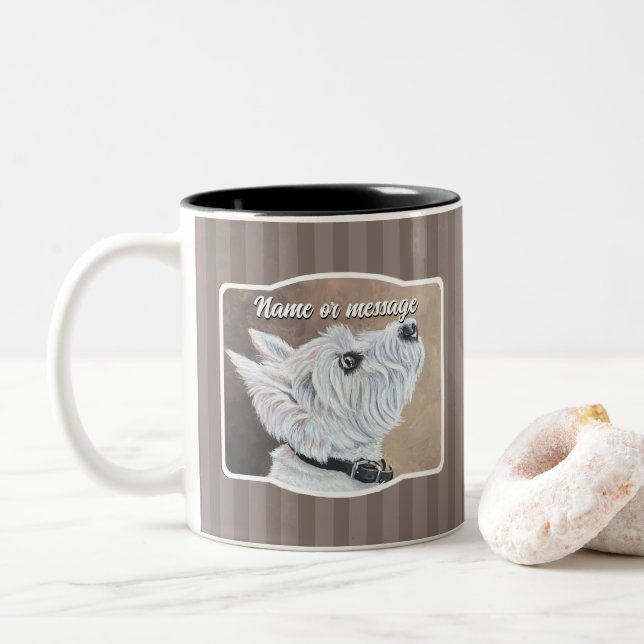 Caneca De Café Em Dois Tons Westin Procurando Perfil B (Com Donut)