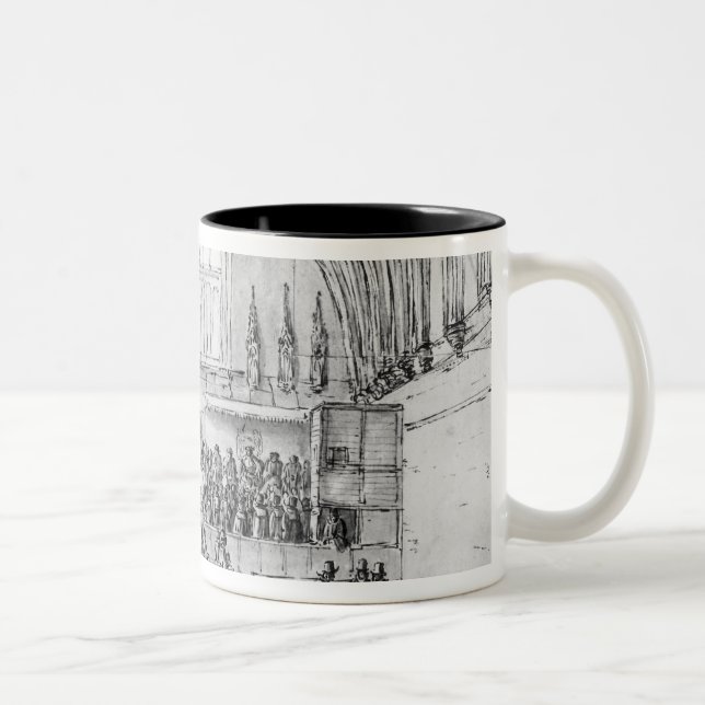 Caneca De Café Em Dois Tons Westminster Hall (Direita)