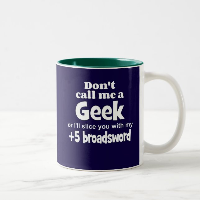 Caneca De Café Em Dois Tons wf de senha de geek (Direita)