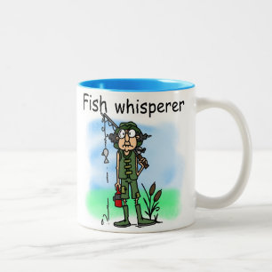 Caneca De Café Em Dois Tons Whisperer dos peixes