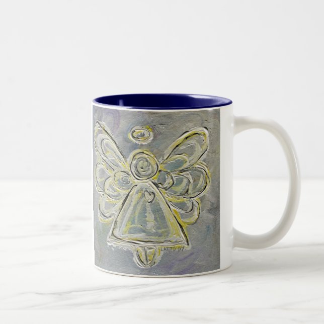 Caneca De Café Em Dois Tons White Angel Mug (Direita)