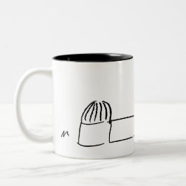 Caneca De Café Em Dois Tons White Breckland Astro Mug (sem texto)