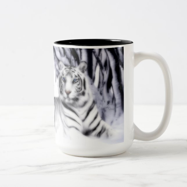 Caneca De Café Em Dois Tons WhiteTiger (Direita)
