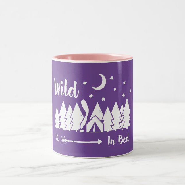 Caneca De Café Em Dois Tons Wild In Bed (Centro)