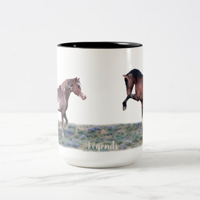 Caneca De Café Em Dois Tons Wild Stallions "Benson & Honor" Bepra Mug  (Centro)