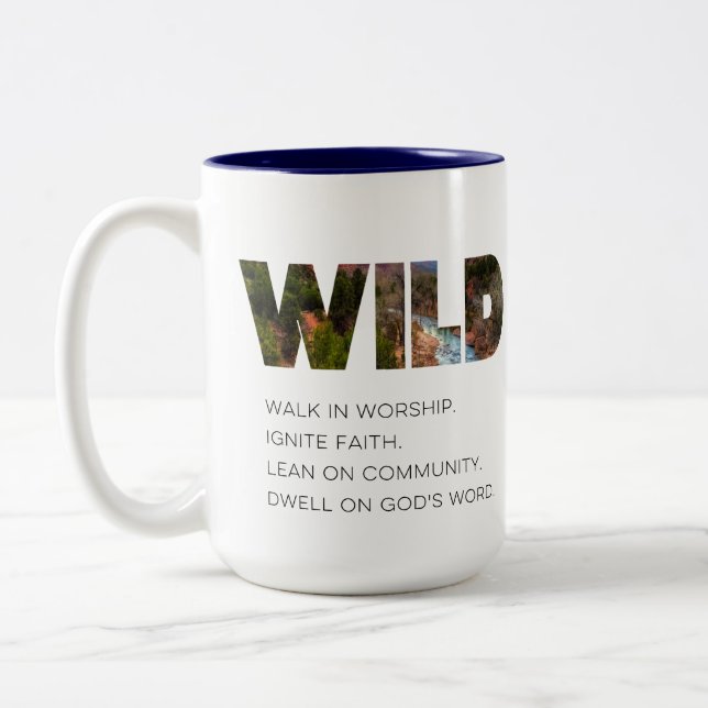 Caneca De Café Em Dois Tons WILD Zion Coffee Mug (Esquerda)