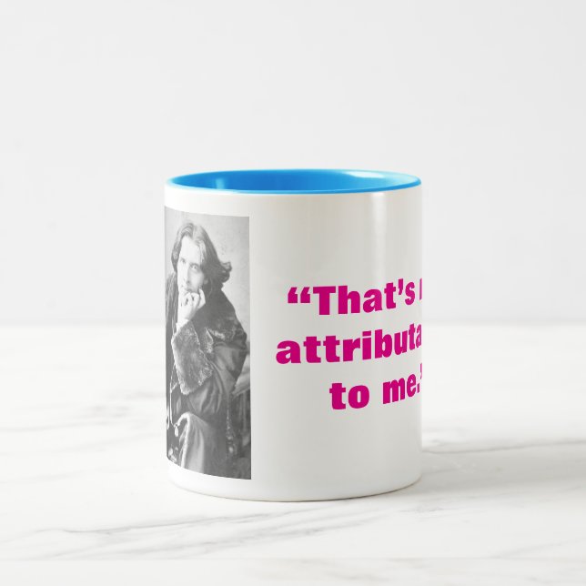 Caneca De Café Em Dois Tons Wilde Statement Mug (Centro)