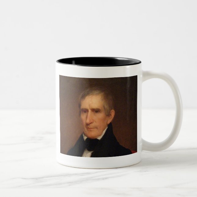 Caneca De Café Em Dois Tons William Henry Harrison (Direita)