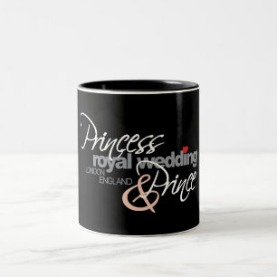 Caneca De Café Em Dois Tons William & Kate Royal Wedding