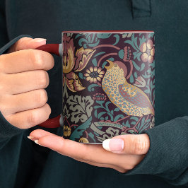 Caneca De Café Em Dois Tons William Morris Strawberry Thef Coffee Mug