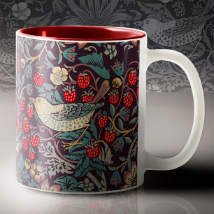 Caneca De Café Em Dois Tons William Morris Strawberry Thef Coffee Mug