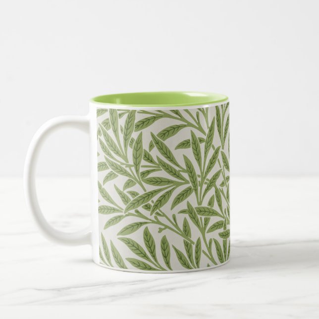 Caneca De Café Em Dois Tons William Morris Willow (Esquerda)