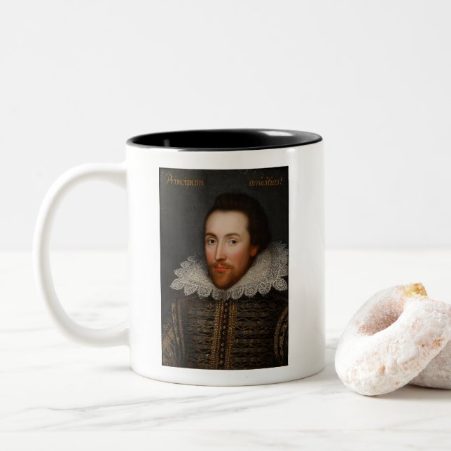 Caneca De Café Em Dois Tons william-shakespeare-62936 (Com Donut)