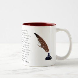 Caneca De Café Em Dois Tons William Shakespeare Sonnet 31 Coffee Mug de dois t