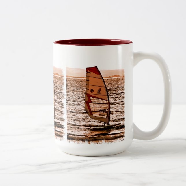 CANECA DE CAFÉ EM DOIS TONS WINDSURFING (Direita)