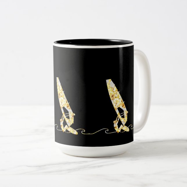 CANECA DE CAFÉ EM DOIS TONS WINDSURFING (Frente Esquerda)