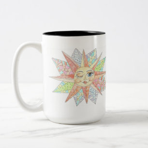 Caneca De Café Em Dois Tons Winking Sun - CBS domingo de manhã