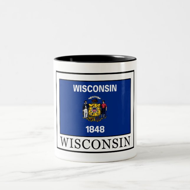 Caneca De Café Em Dois Tons Wisconsin (Centro)