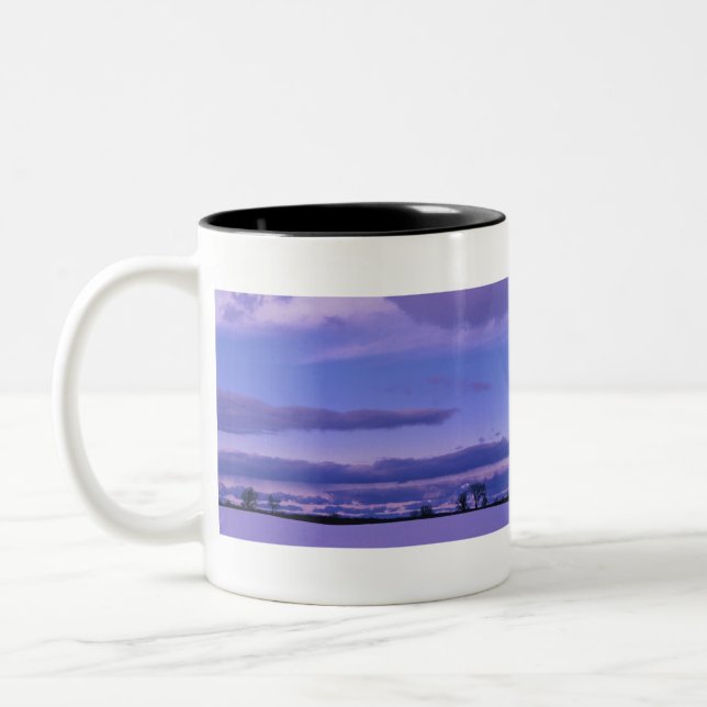 Caneca De Café Em Dois Tons Wisconsin North, Sundown (Esquerda)