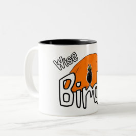 Caneca De Café Em Dois Tons Wise birdie