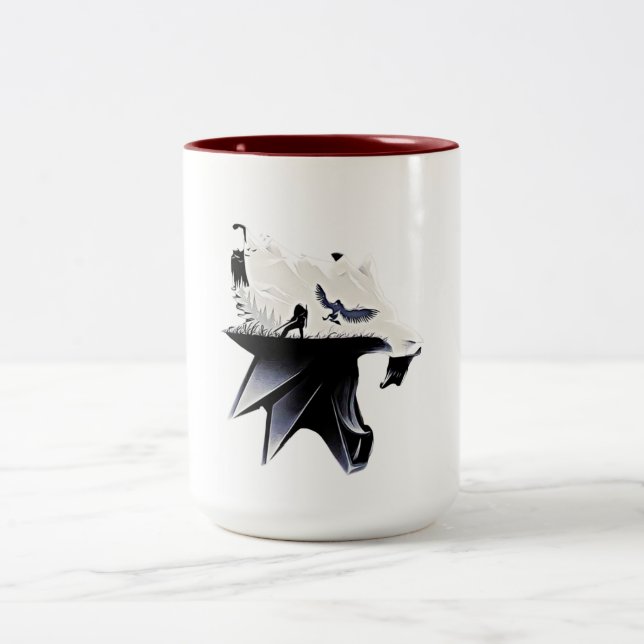Caneca De Café Em Dois Tons Witcher (Centro)