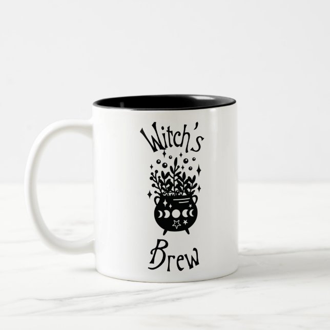 Caneca De Café Em Dois Tons Witch's Brew (Esquerda)