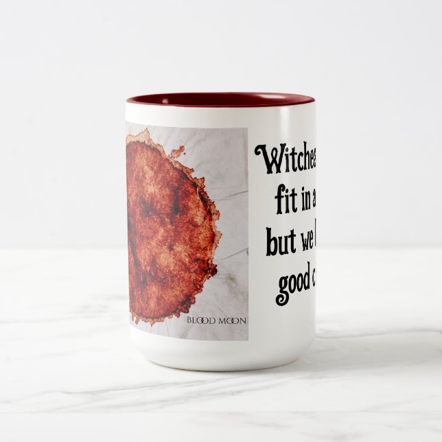 Caneca De Café Em Dois Tons Witchy Mug (Centro)