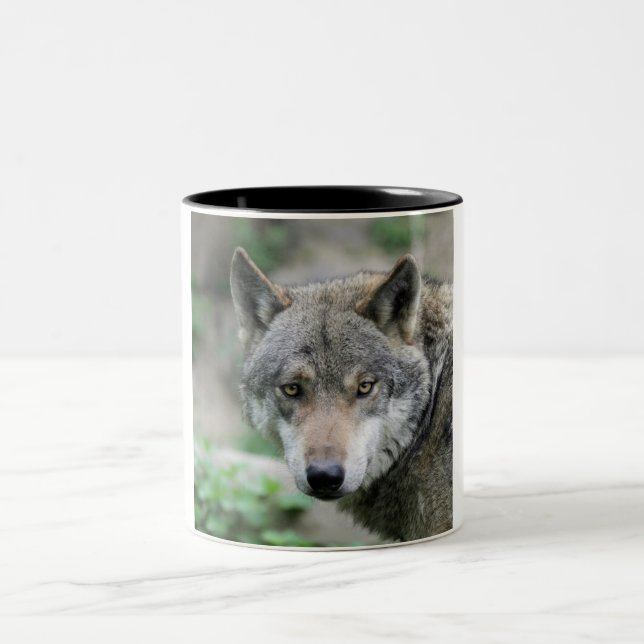 Caneca De Café Em Dois Tons Wolf_011 (Centro)