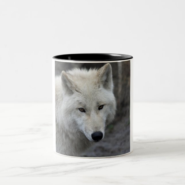 Caneca De Café Em Dois Tons Wolf 015 (Centro)