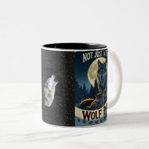 Caneca De Café Em Dois Tons Wolf Pack - Não apenas uma equipe, uma família sob