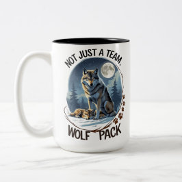 Caneca De Café Em Dois Tons Wolf Pack - Unidos pela Nature