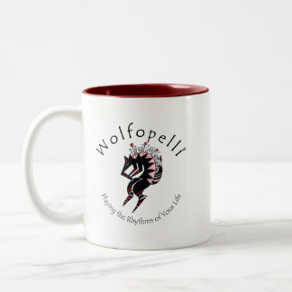 Caneca De Café Em Dois Tons Wolfopelli 3
