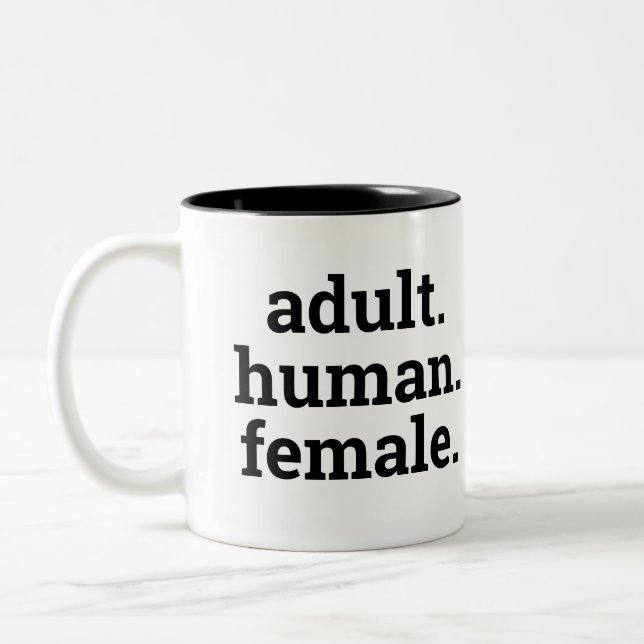 Caneca De Café Em Dois Tons Woman Definition Mug (Esquerda)
