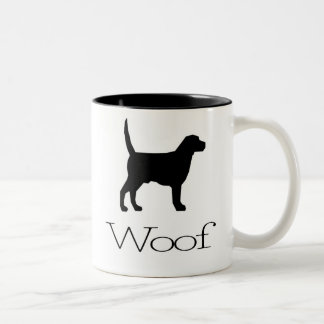 Caneca De Café Em Dois Tons Woof