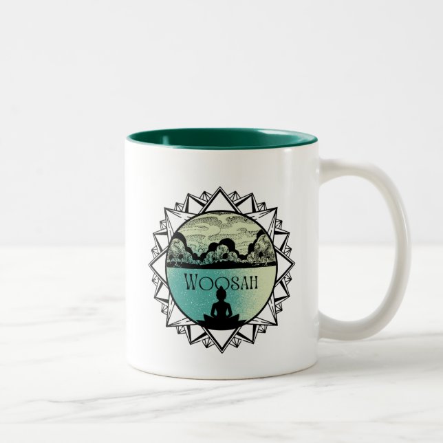 Caneca De Café Em Dois Tons Woosah (Direita)