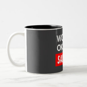 Caneca De Café Em Dois Tons Worldokayest Santoro