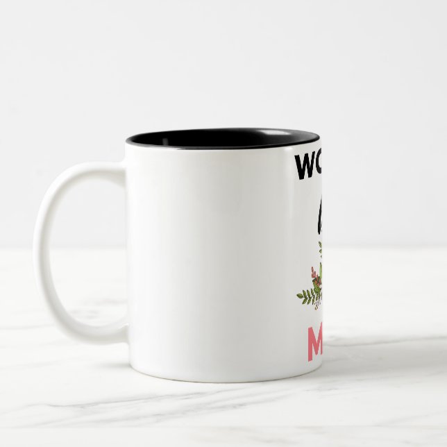 Caneca De Café Em Dois Tons World's Best Mom black (Esquerda)