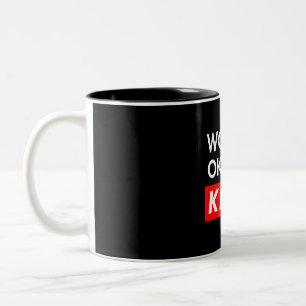 Caneca De Café Em Dois Tons Worlds okayest Kelly
