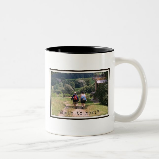 Caneca De Café Em Dois Tons WOTM: Onde a em seguida? (Direita)