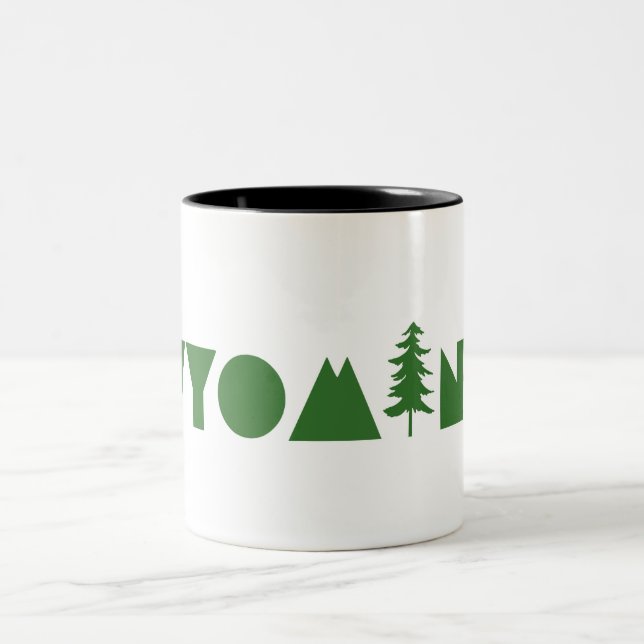Caneca De Café Em Dois Tons Wyoming (Centro)