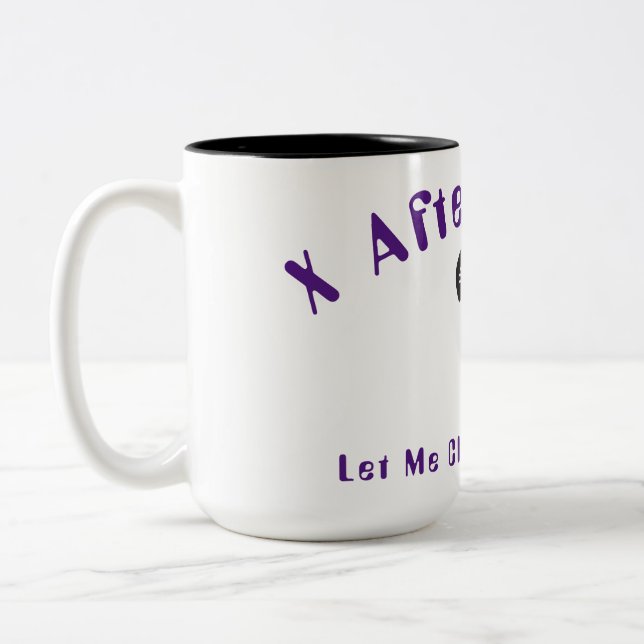 Caneca De Café Em Dois Tons X após horas de podcast (Esquerda)