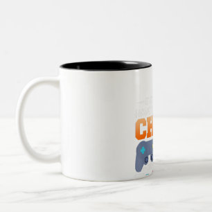 Caneca De Café Em Dois Tons Xadrez Gift   Jogo De Vídeo De Xadrez Ou Design De