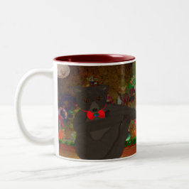 Caneca De Café Em Dois Tons Xmas Concert Lee Marie é Design criativo