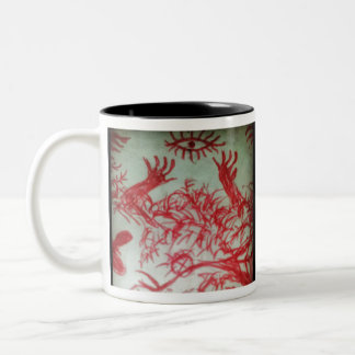 Caneca De Café Em Dois Tons yaei um olho em que você acredita