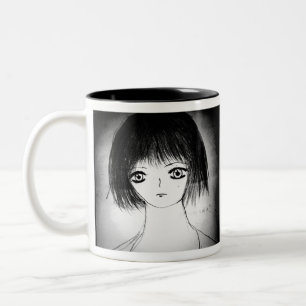 Caneca De Café Em Dois Tons yaie anime manga bonito