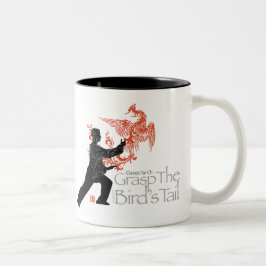 Caneca De Café Em Dois Tons Yang TAI do "caneca cerâmica de dois tons de